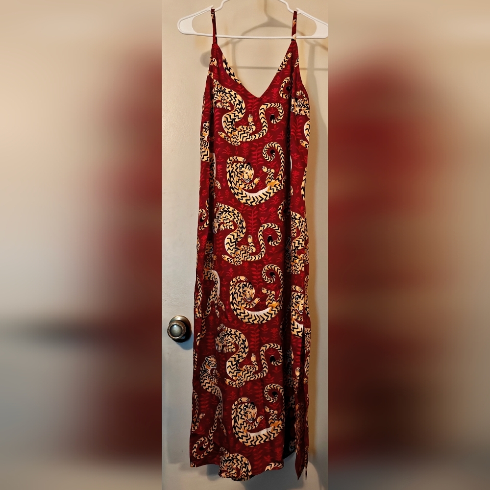 NWT Printfresh Chic To Sleep nightgown In Twisted Tiger, size small - Picture 3 of 5